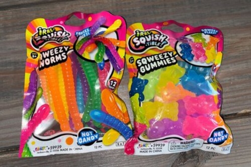 Irre-Squish-Tible Squeezy Gummies Squishy Toy Pack -bundle